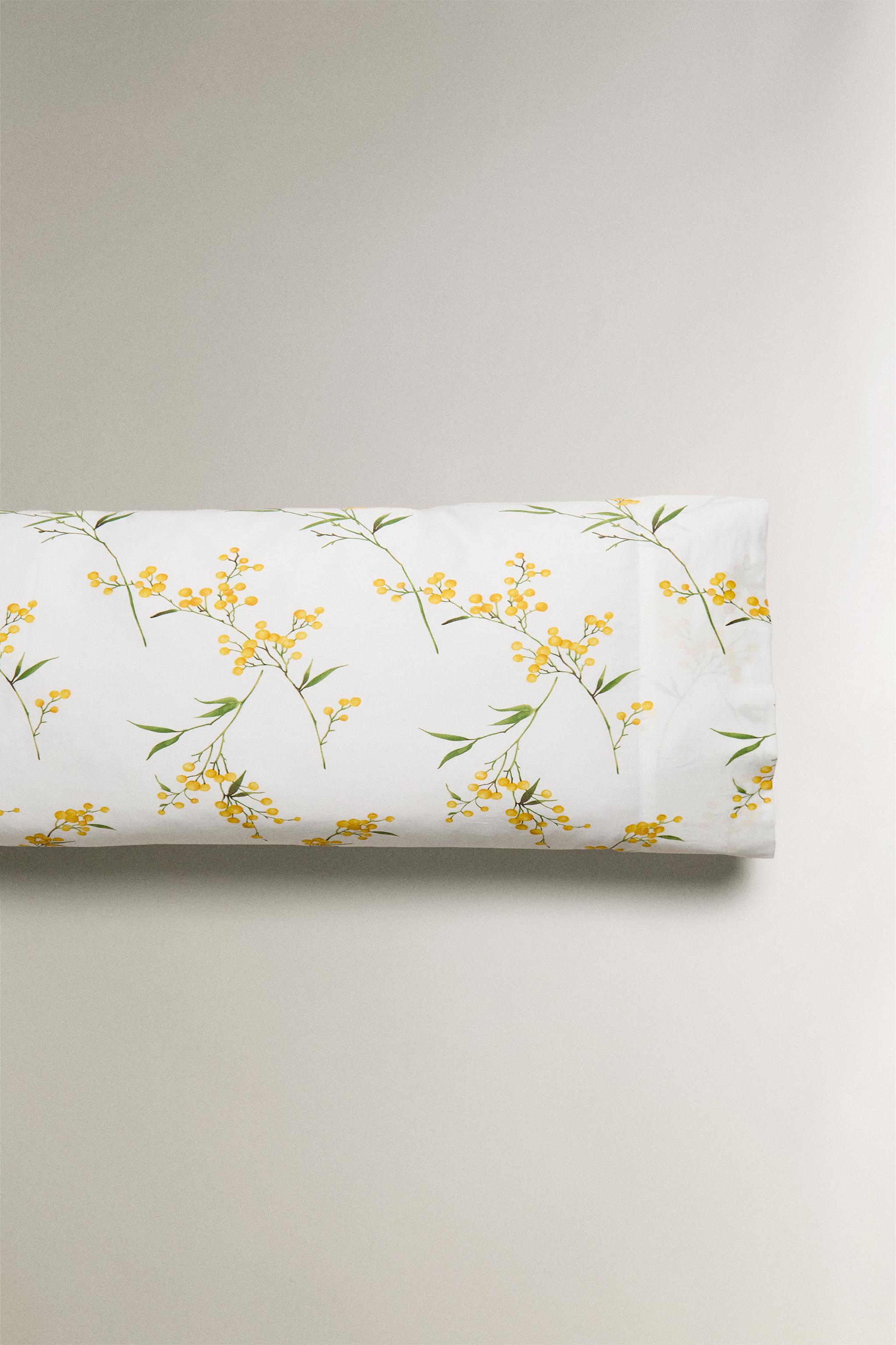 MIMOSA PRINT SATEEN PILLOWCASE